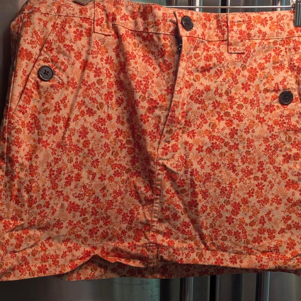 Wild-fable Women's Orange and Pink Skirt